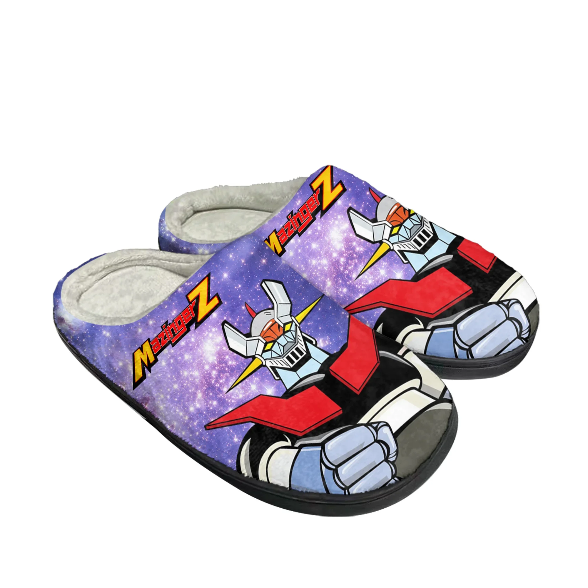 Men Shoes Winter - Mazinger Z Manga Anime Comics Baumwoll-Hausschuhe