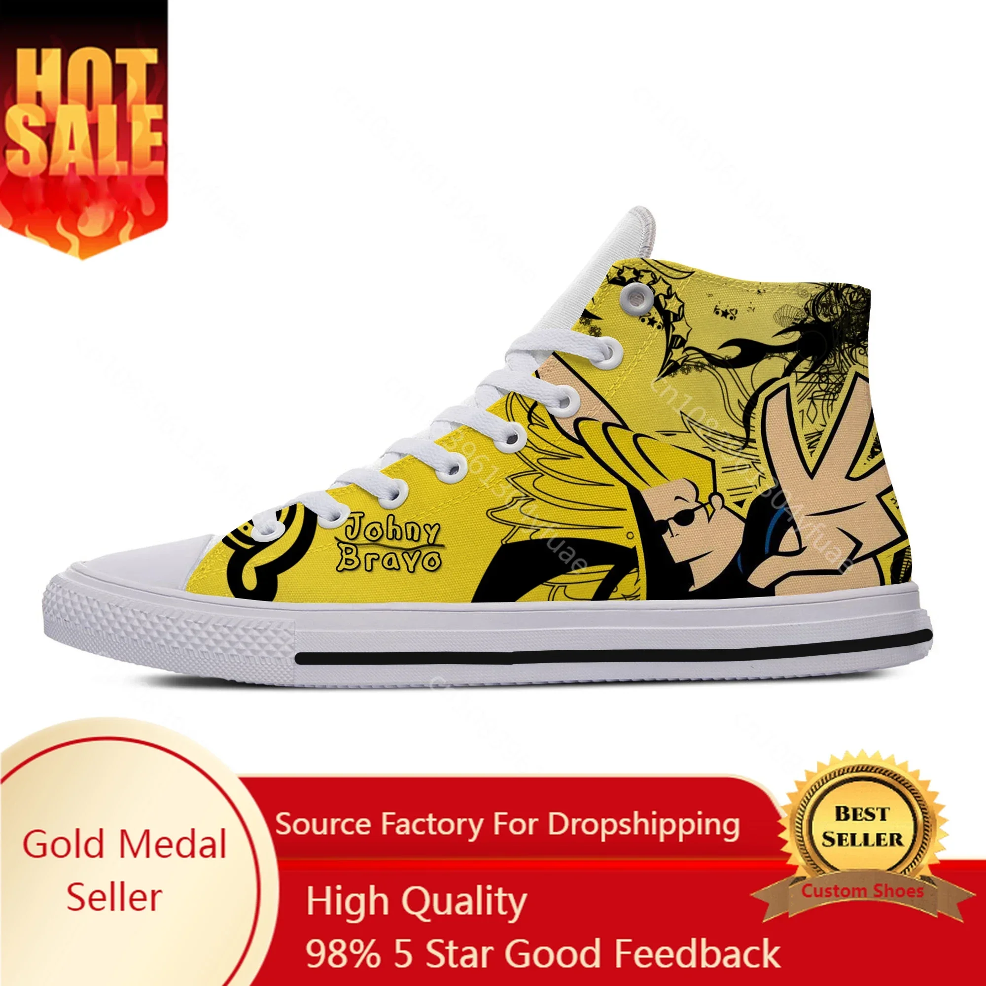 Men Shoes Red - Johnny Bravo Bizeps Fitnessschuhe Rot MuscleNerd