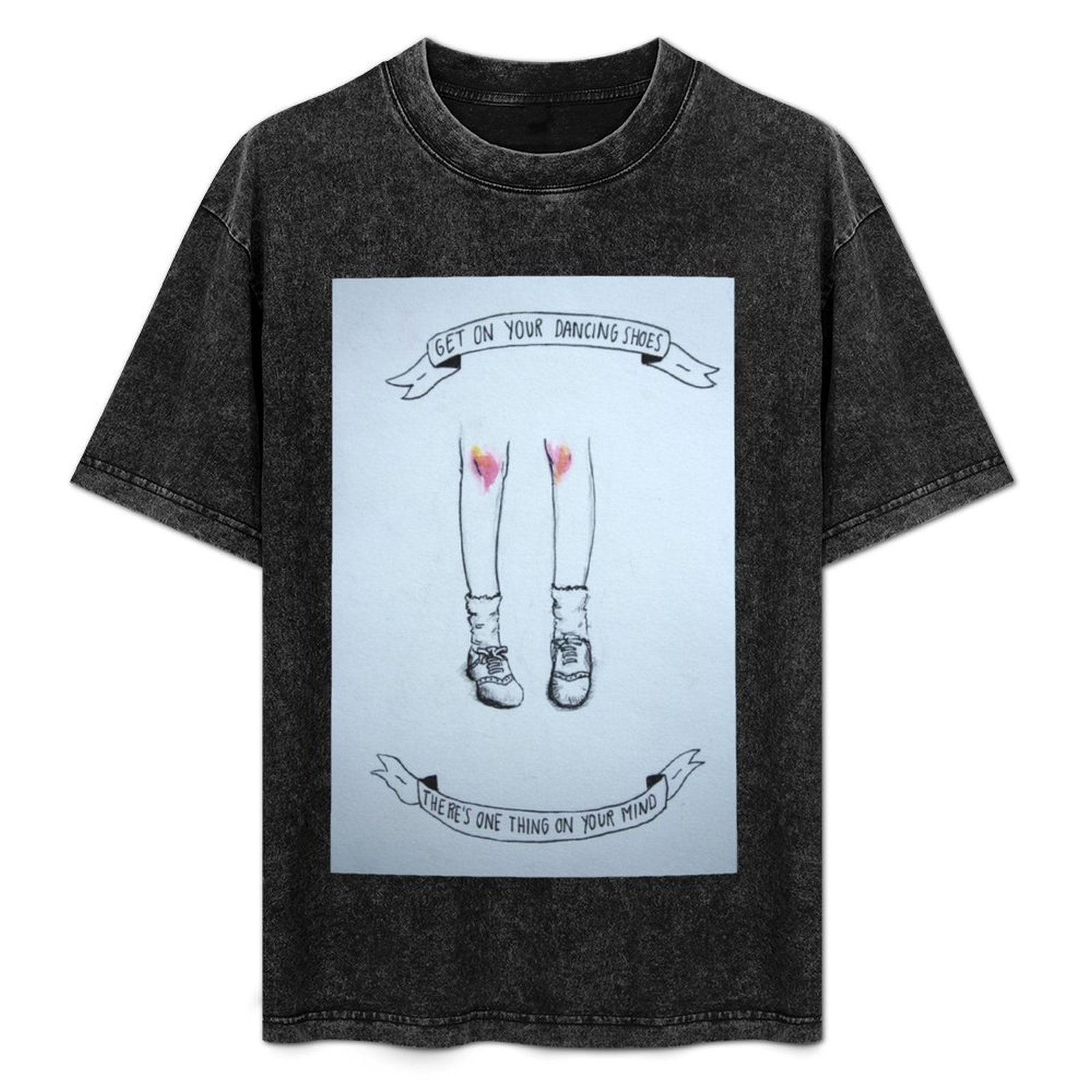 Men Shoes Illustration - Arctic Monkeys Dancing Shoes Illustration T-Shirt