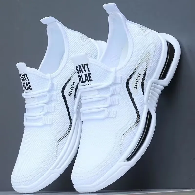 Men'S Shoes For Gym - 2026 Herren-Slipper aus gewebtem Material für