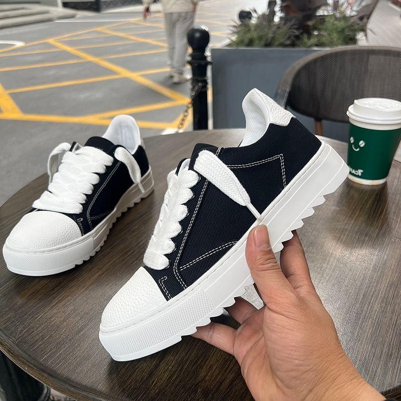 Men Shoes Trends - Modische Low-Top-Canvas-Schuhe für Herren, vielseitig kombinierbar,