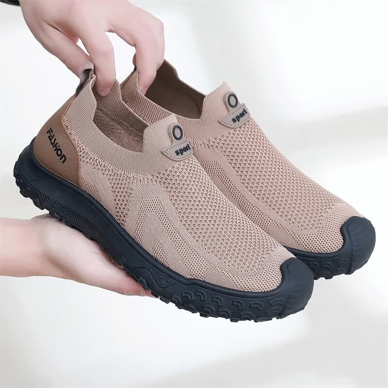 Men'S Shoes Hoka Sale - Sommerliche Herren-Freizeitschuhe mit elastischem Slip-On-Design, stoßfester