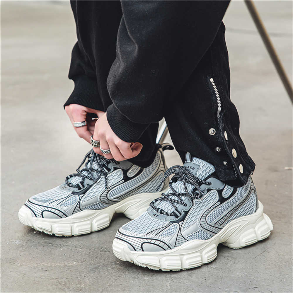 Men Shoes Trends - Herbst atmungsaktives Skateboard für Teenager gewebte