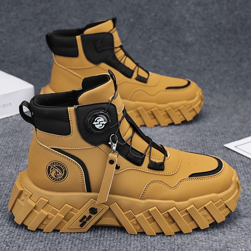 Men'S Shoes Dq - Herren High-Top-Sneaker für den Außenbereich, rutschfest,