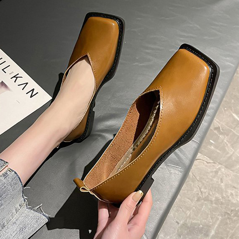 Casual Sneaker Low - Römische Damen-Pumps mit niedrigem Absatz, flache