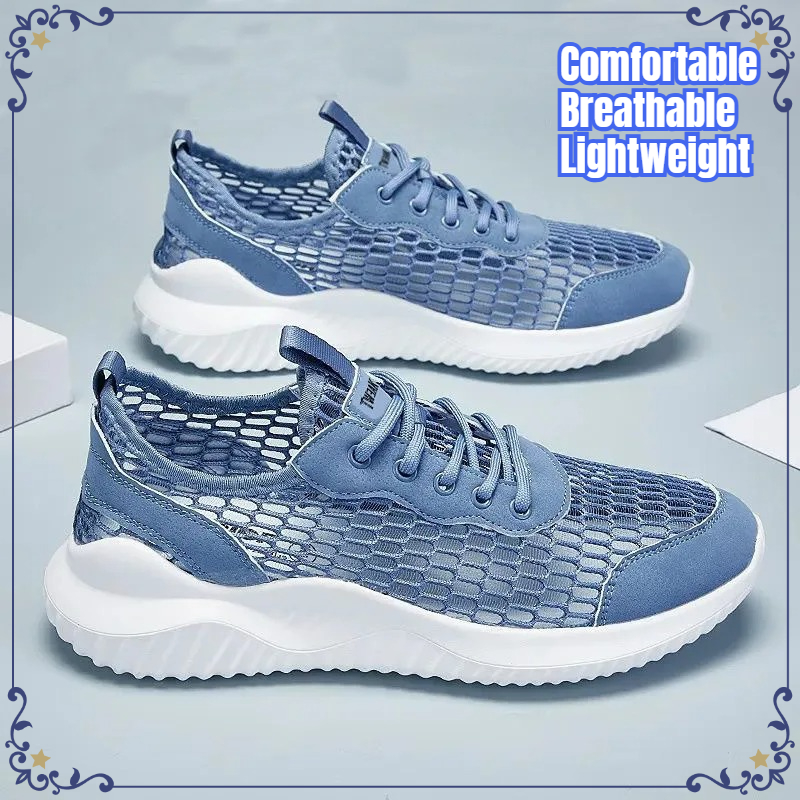Men'S Shoes Brogues - Neue Sommer-Herrenschuhe mit Hohlnetz-Design, Atmungsaktiv, Leicht,