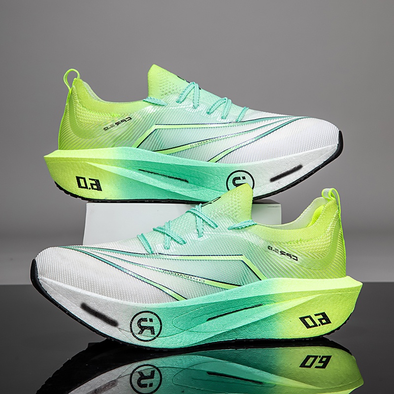 Men'S Shoes For Gym - Laufschuhe für Herren, Carbon-Board-Marathon-Sneaker, ultraleicht, atmungsaktiv,