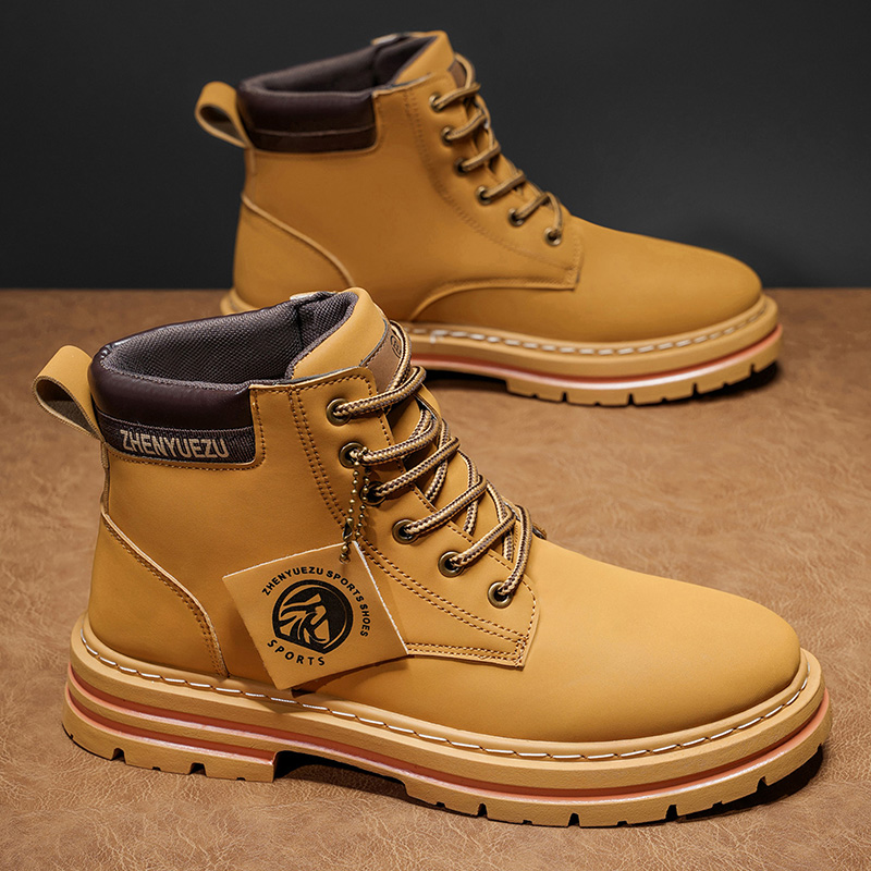 Men'S Shoes Dq - Herbst- und Winter-Retro-Kurzstiefel für Herren, dickbesohlte,
