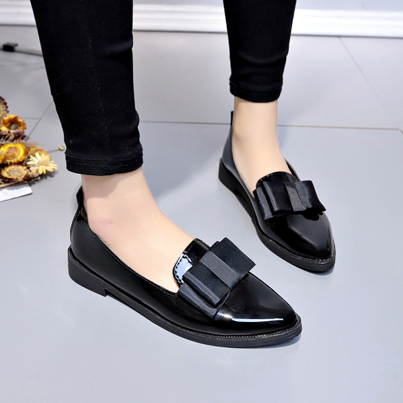 Schwarze/Weinrote Lackleder-Sp – Dress Shoe Pointed Bewertung und Preis