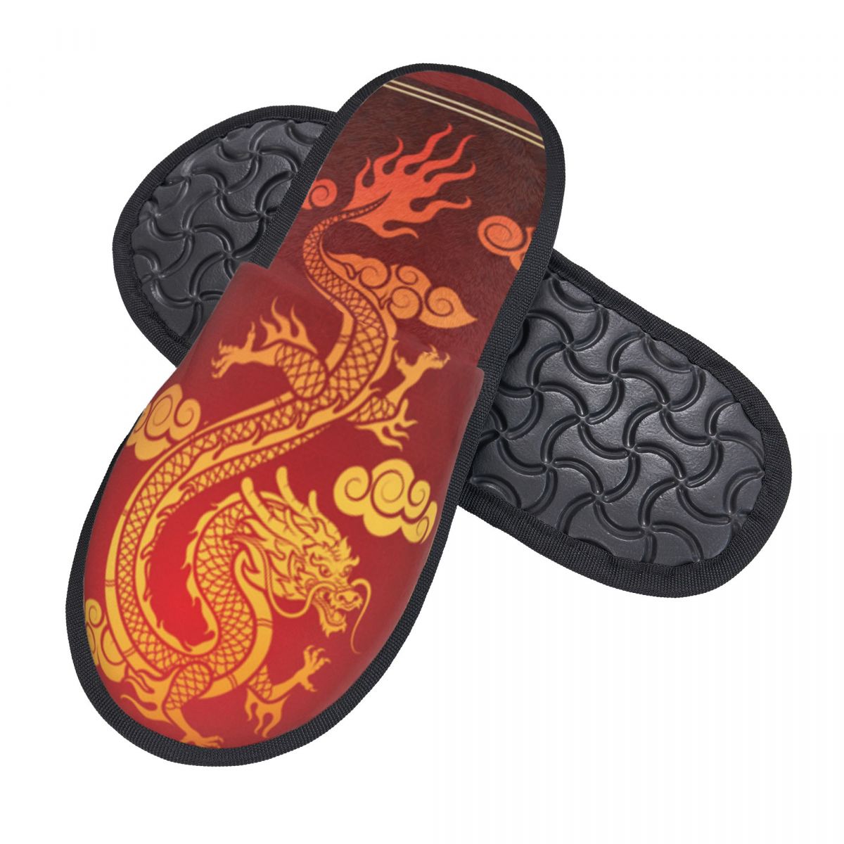 Dragon Illustration Slipper fü – Men Shoes Illustration Bewertung und Preis