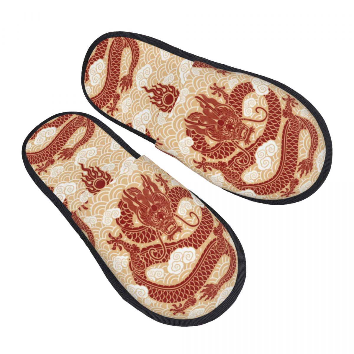 Dragon Illustration Slipper fü – Men Shoes Illustration Bewertung und Preis