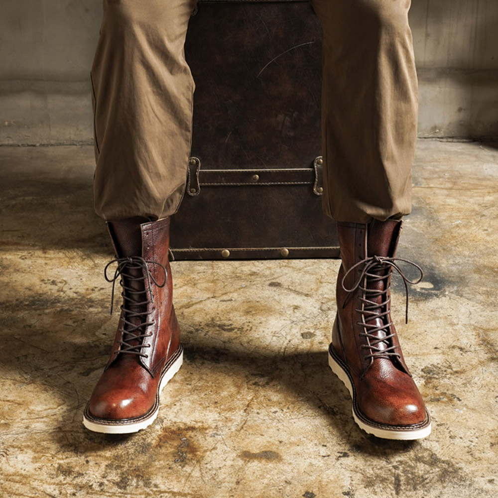 Herren-Motorradstiefel aus ech – Men'S Shoes Brogues Bewertung und Preis