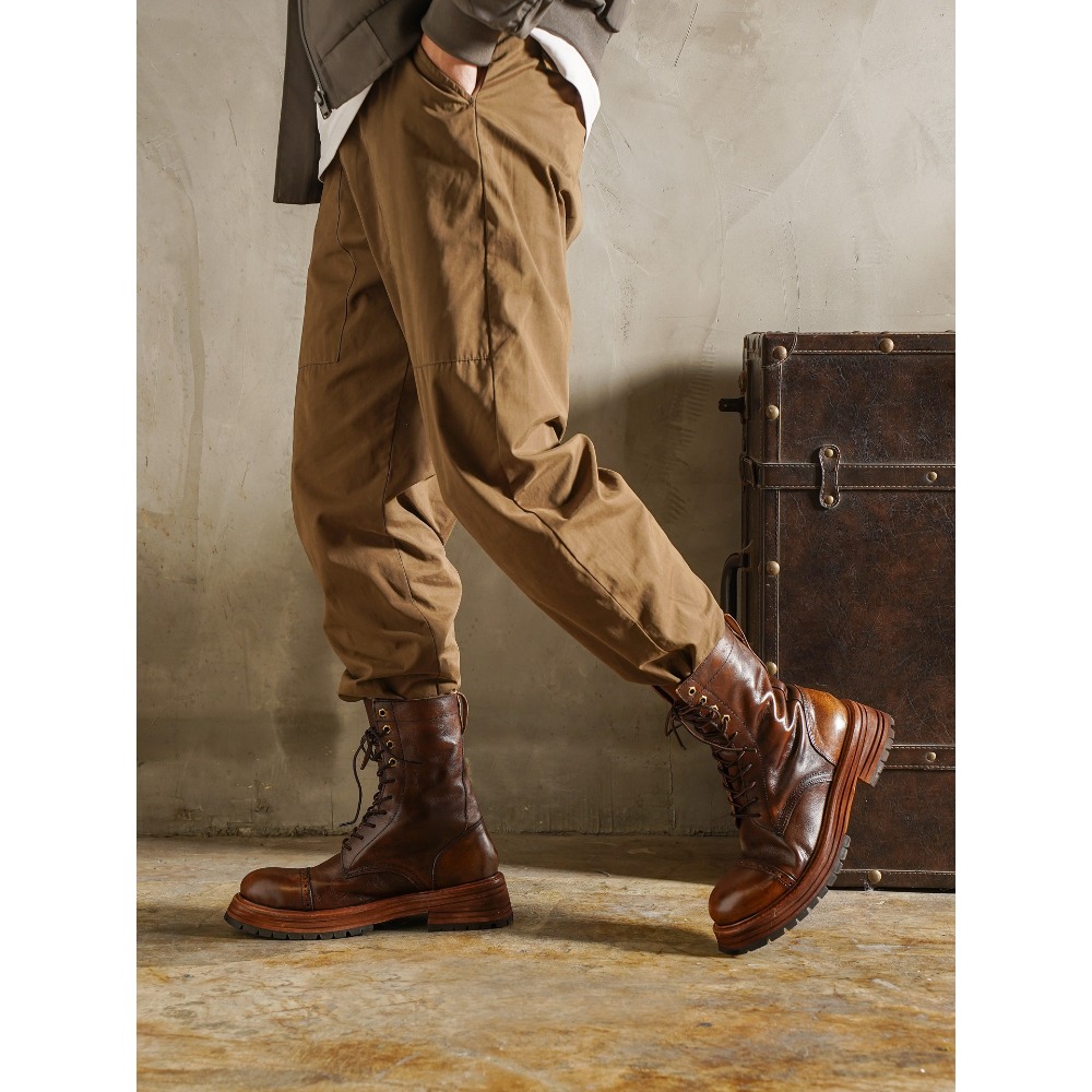 Herren-Motorradstiefel aus ech – Men'S Shoes Brogues Bewertung und Preis
