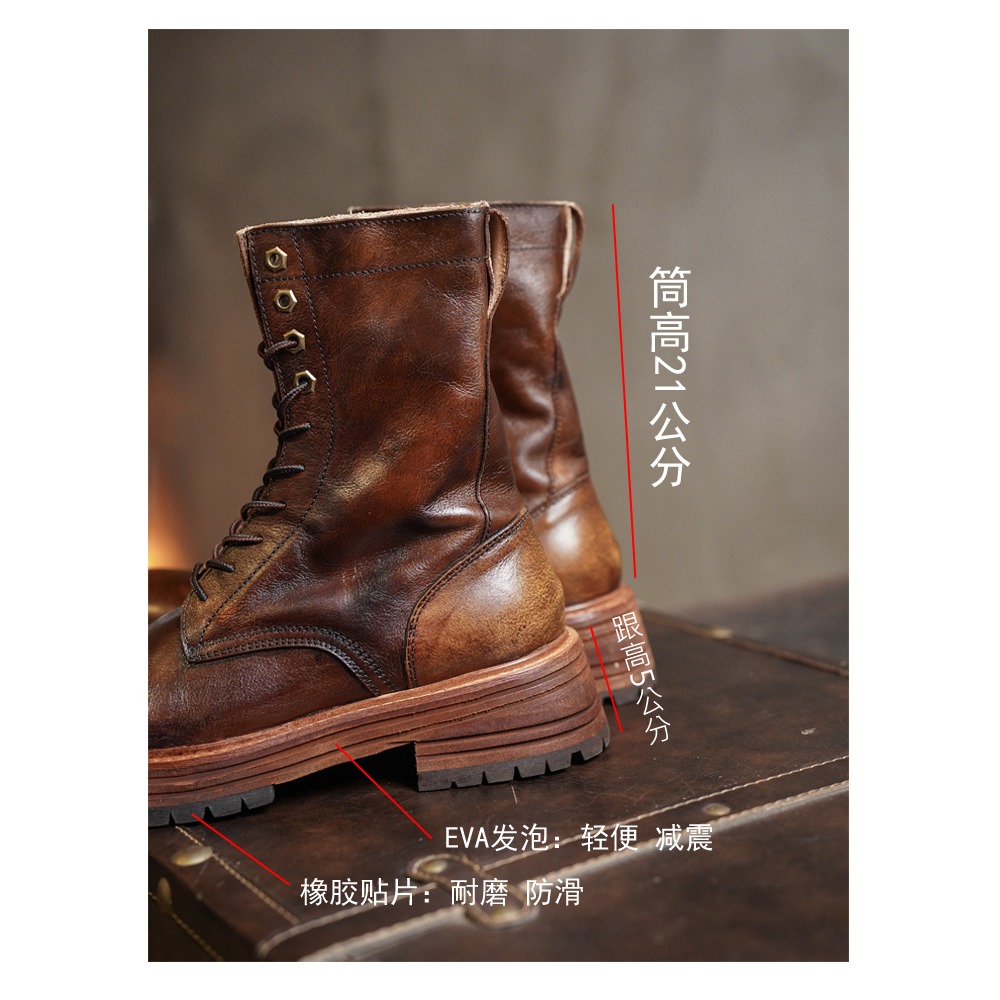 Herren-Motorradstiefel aus ech – Men'S Shoes Brogues Bewertung und Preis