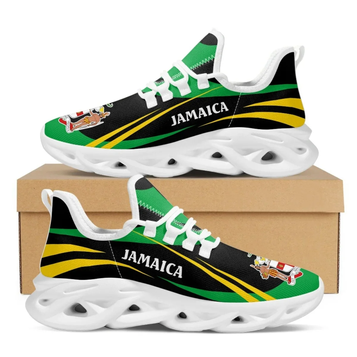 Jamaika Flagge Drucken Schuhe  – Men Shoes Trainers Bewertung und Preis