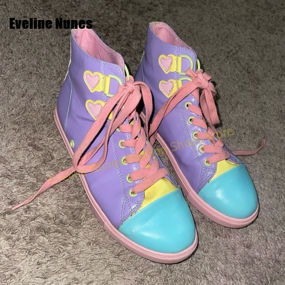 Y2K Mädchen Süße High-Top Snea – Casual Sneaker Low Bewertung und Preis