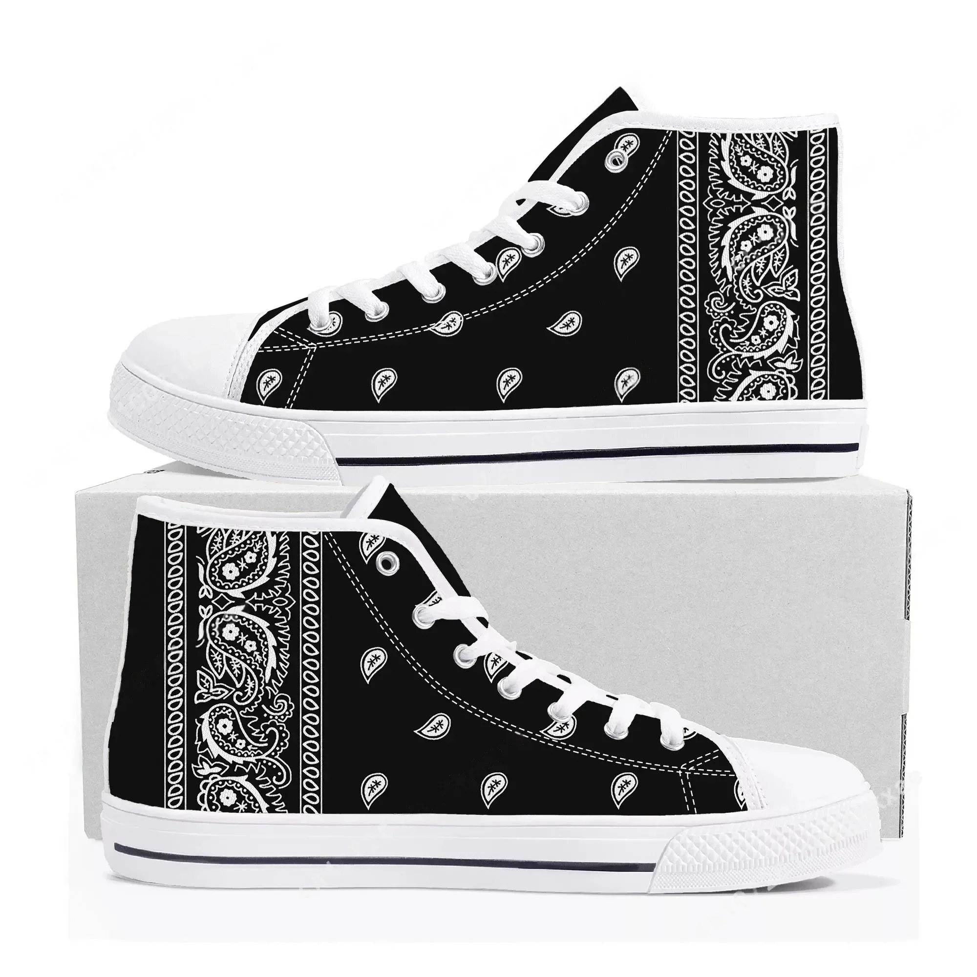 Bandana Paisley High-Top-Sneak – Men Shoes Red Bewertung und Preis