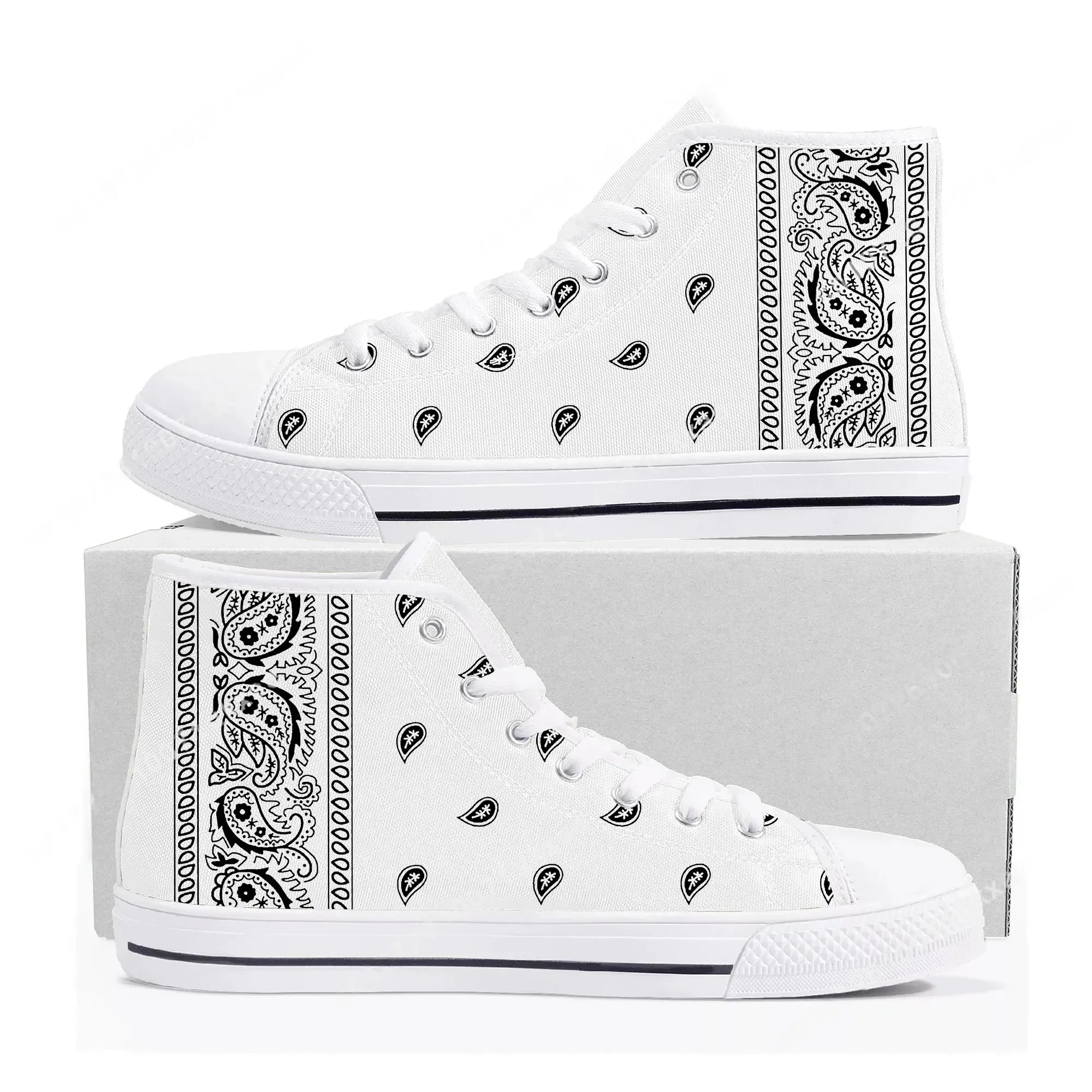 Bandana Paisley High-Top-Sneak – Men Shoes Red Bewertung und Preis