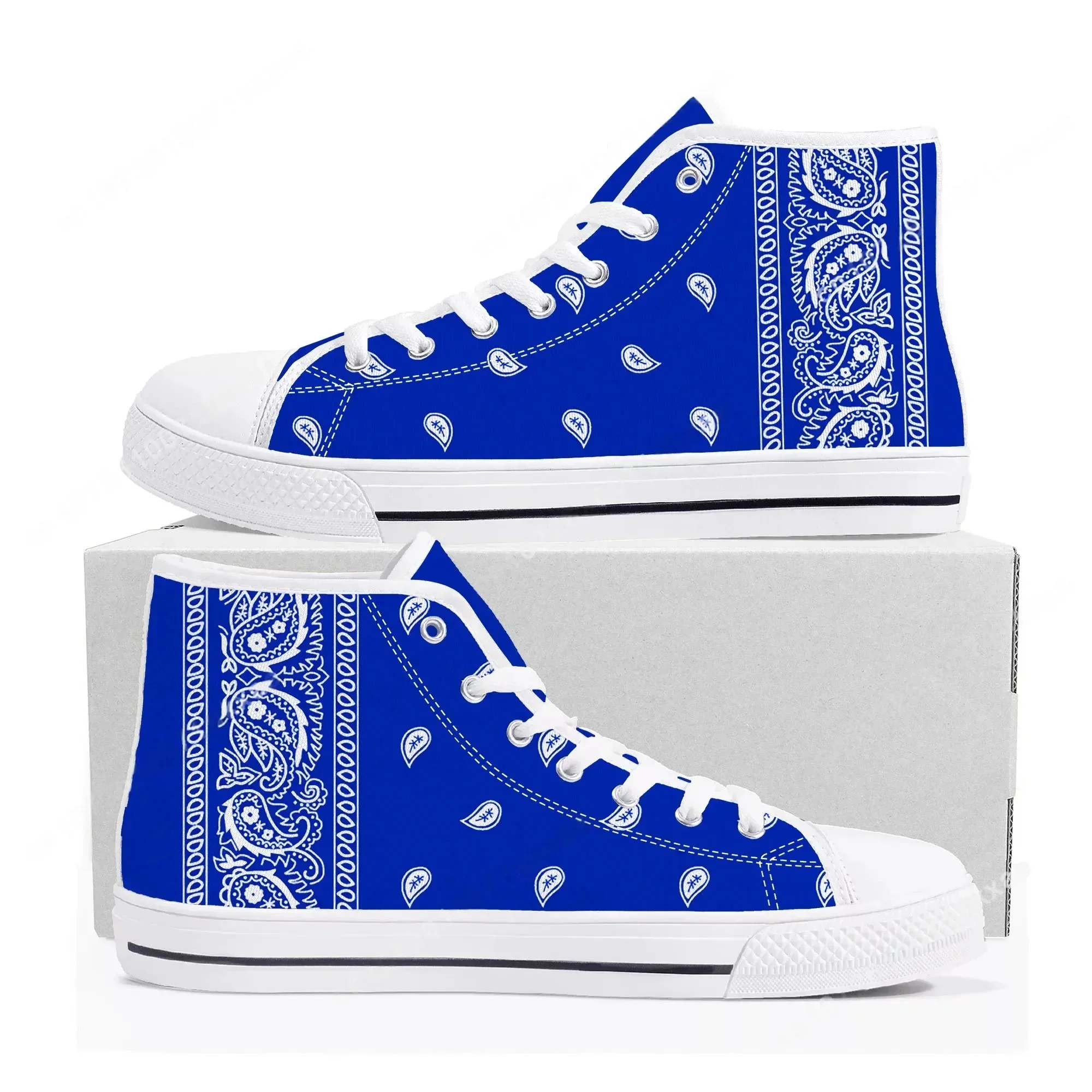 Bandana Paisley High-Top-Sneak – Men Shoes Red Bewertung und Preis