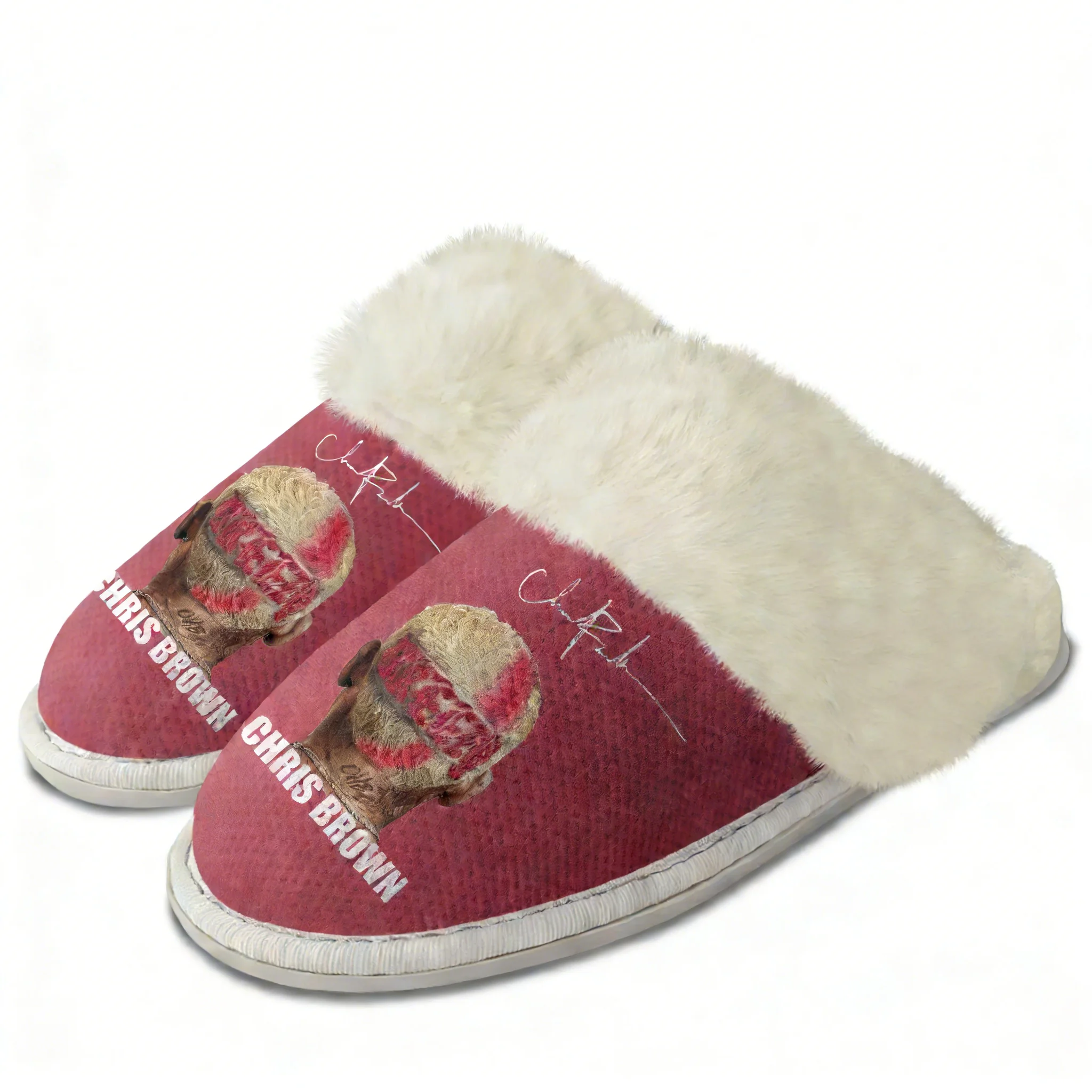 Chris Brown Plüsch-Hausschuhe, – Men Shoes Winter Bewertung und Preis