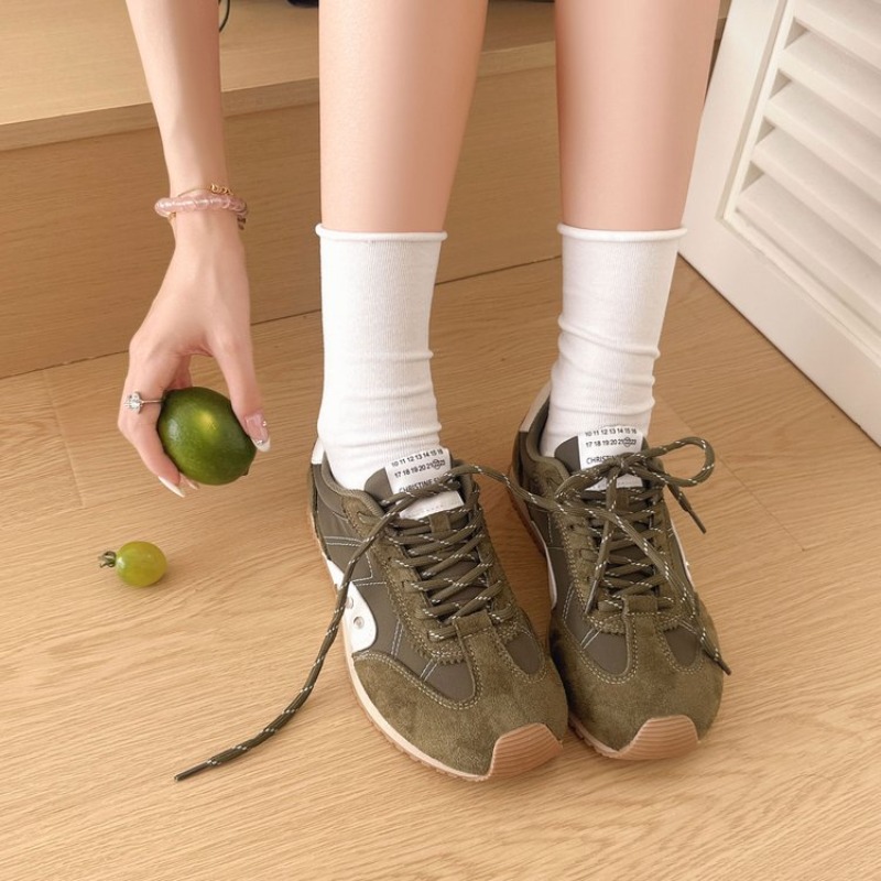 Retro Color-Block-Sneaker für  – Casual Sneaker Low Bewertung und Preis