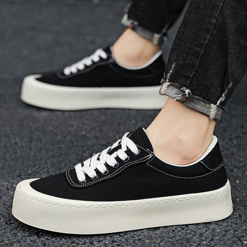 Khaki Flache Turnschuhe Leinwa – Men Shoes Offer Bewertung und Preis
