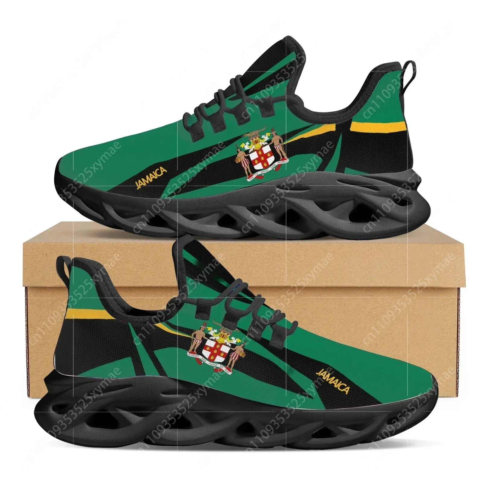 Jamaika-Flaggen-Schuhe für Her – Men Shoes Trainers Bewertung und Preis