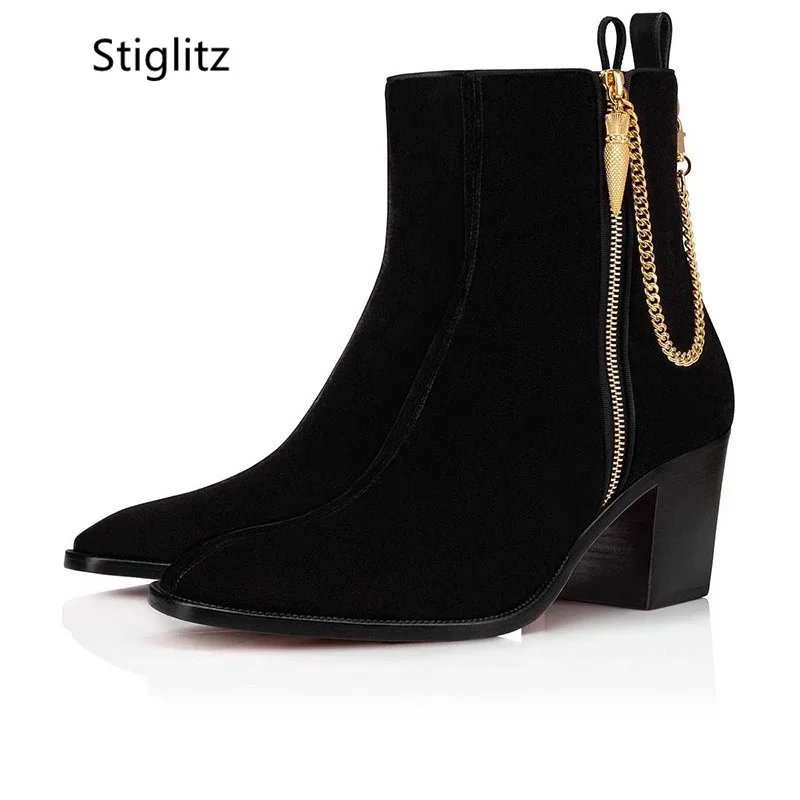 Wildleder Stiefeletten Goldket – Men Shoes Red Bewertung und Preis