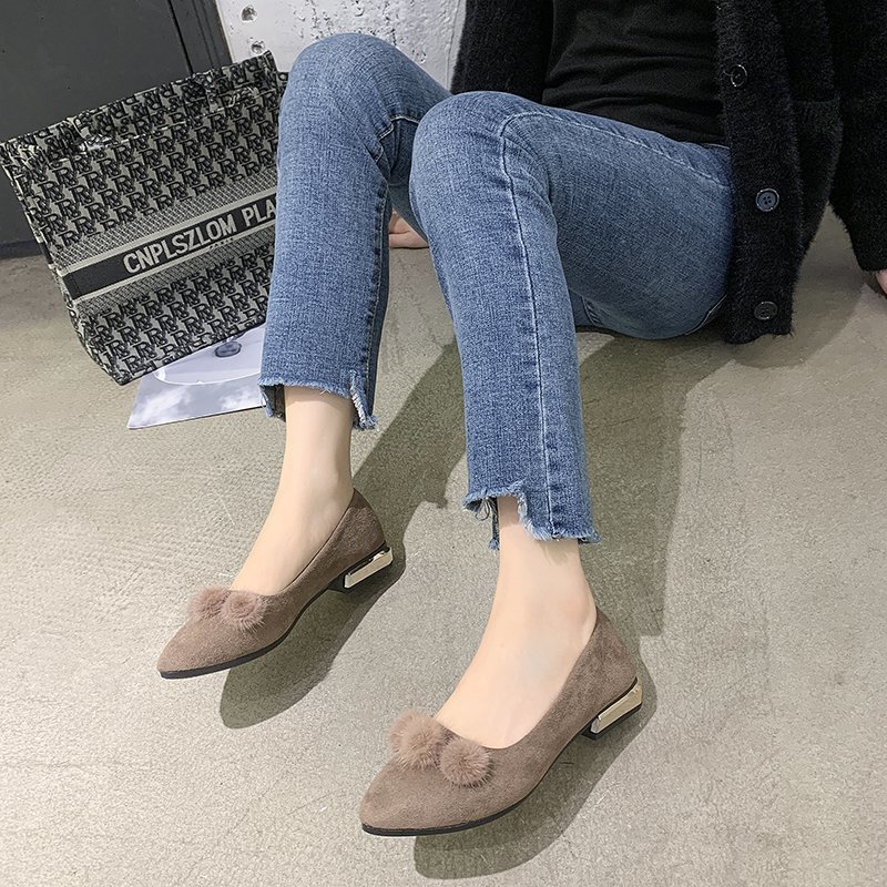 Damen Mary Jane Schuhe mit Fel – Dress Shoe Pointed Bewertung und Preis