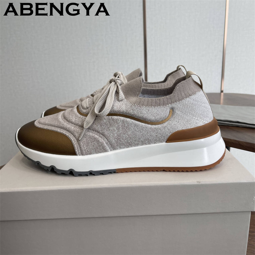 Neue mehrfarbige gestrickte Lo – Men Shoes Trainers Bewertung und Preis