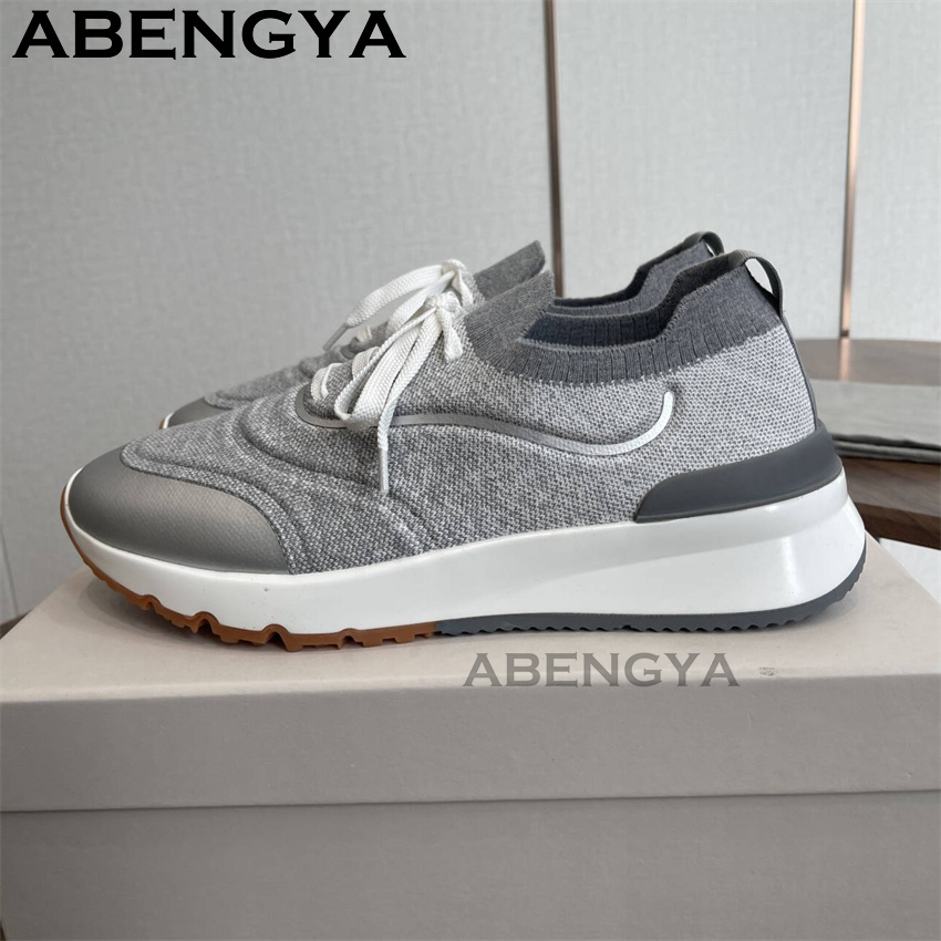 Neue mehrfarbige gestrickte Lo – Men Shoes Trainers Bewertung und Preis